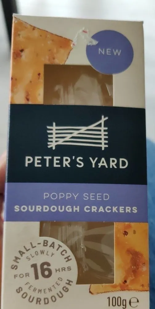 Poppy Seed Sourdough Crackers