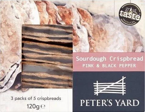 Sourdough Crispbread Pink & Black Pepper