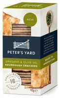 Oregano & Olive Oil Sourdough Crackers