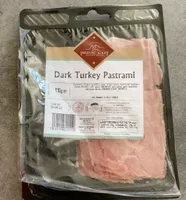 Dark turkey pastrami