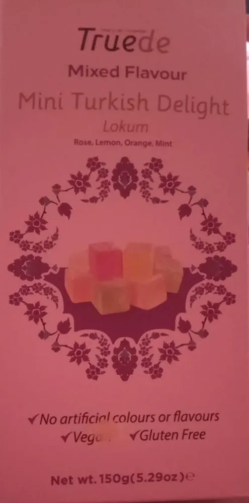 Mixed flavour Turkish delight