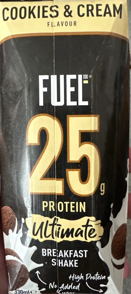 FUEL 25g Protein Ultimate Braeakfast Shake - Cookies And Cream