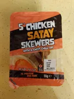 Chilled Chicken Satay Skewers