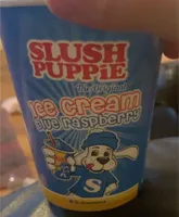 Blue raspberry ice cream