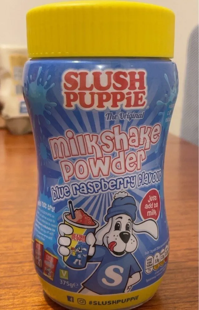Milkshake powder blue raspberry flavor