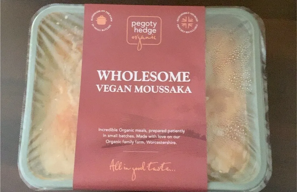 Wholesome vegan moussaka