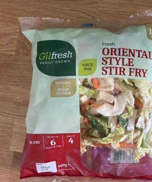 Oriental style stir fry