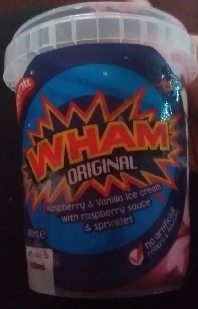 Wham Raspberry & Vanilla Icecream