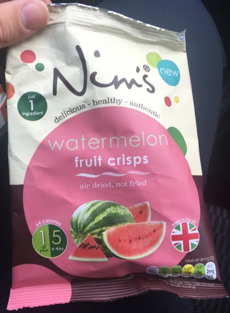Waterlelon fruit crisps