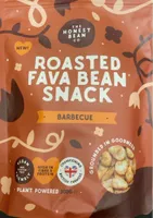 Toasted fava bean snack