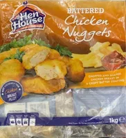 Battered chicken nuggets