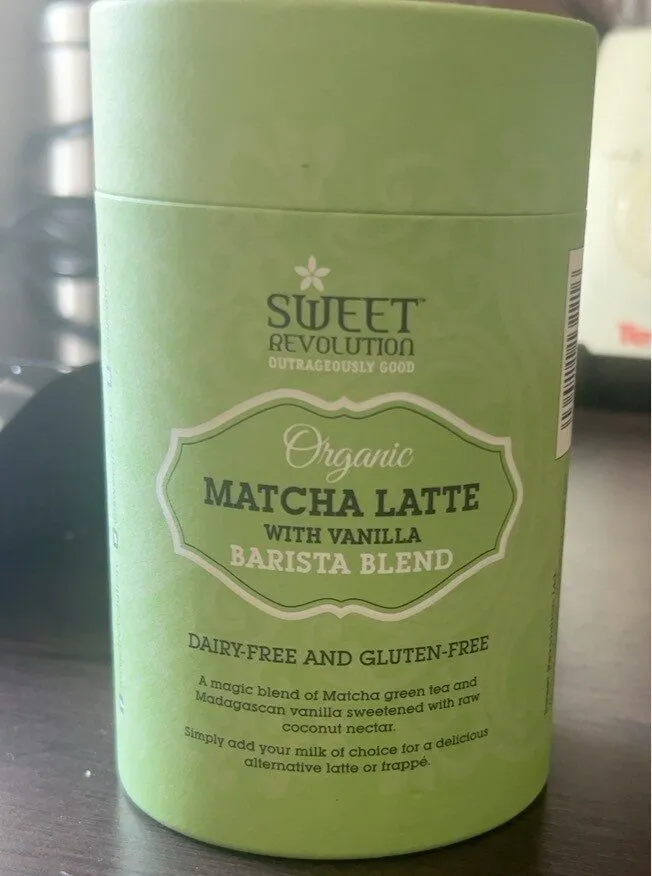 Organic Matcha Latte with Vanilla
