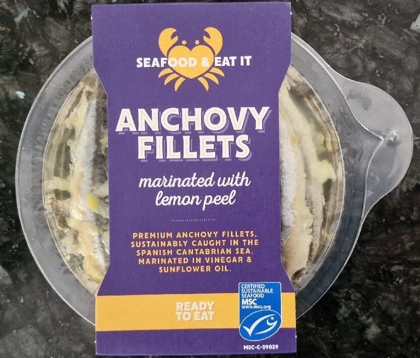 Anchovy Fillets Marinated With Lemon Peel