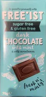 Dark chocolate with mint