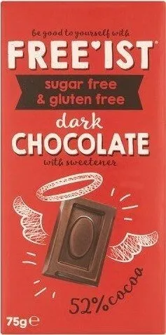 Free'ist Sugar Free Dark Chocolate with Sweetener