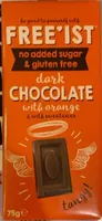 Dark chocolate with orange