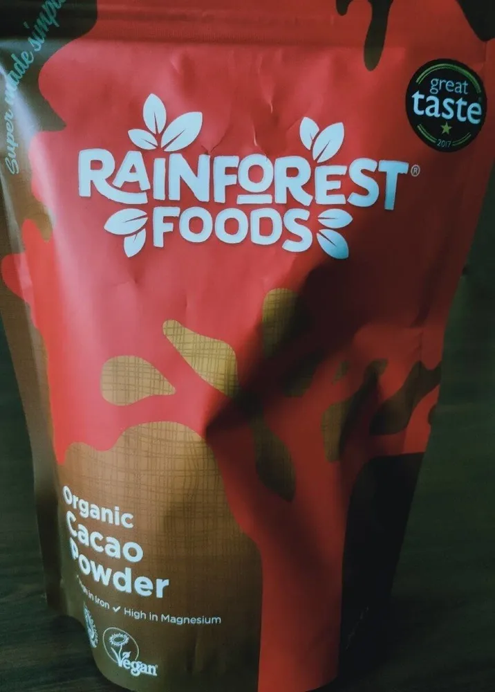 Organic cacao powder