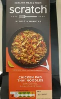 Chicken pad thaï noodles