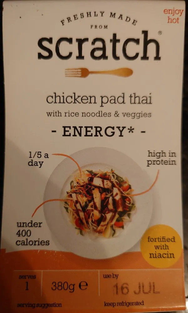 Pad Thai Chicken with Zesty Sauce