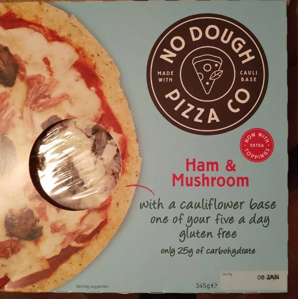 No Dough Pizza Co Ham & Mushroom