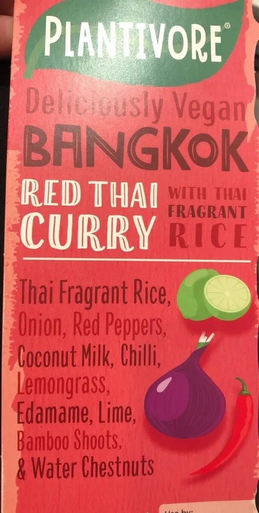 Deliciously vegan Bangkok Red Thai Curry