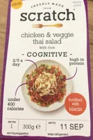 Scratch chicken & veggie thai salad