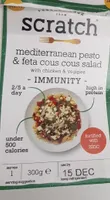 Mediterranean Pesto Feta Cous Cous Salad