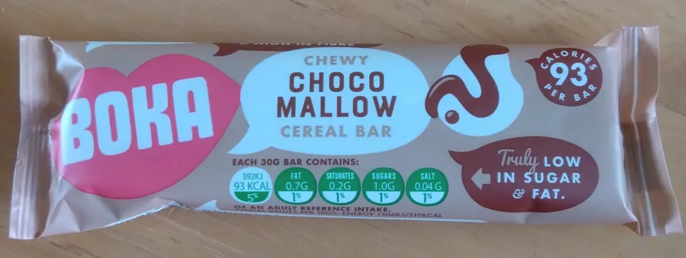 Boka Chewy Choco Mallow Cereal Bar