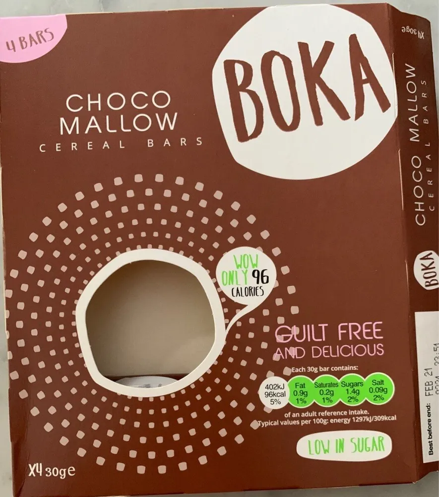 Boka - choco mallow cereal bars