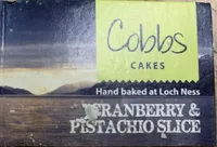 Cranberry & pistachio slice