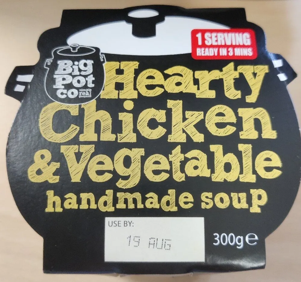 Hearty Chicken And Vegetable Handmade Soup