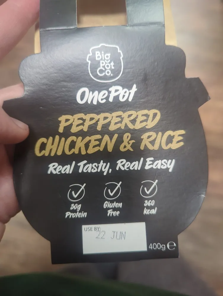 Peppered Chicken And Rice