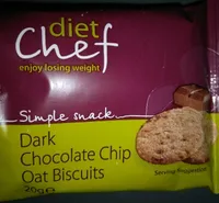 Dark chocolate chip Oat biscuits
