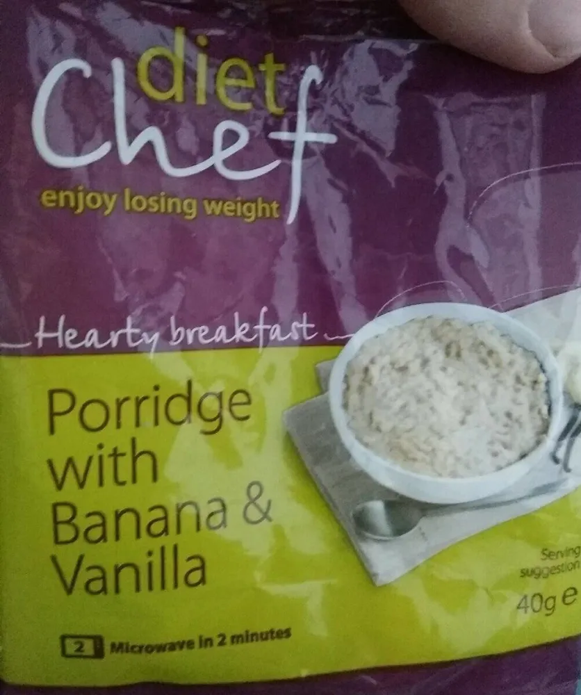 Porridge banane vanille