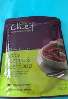 Spicy tomato anx beef soup