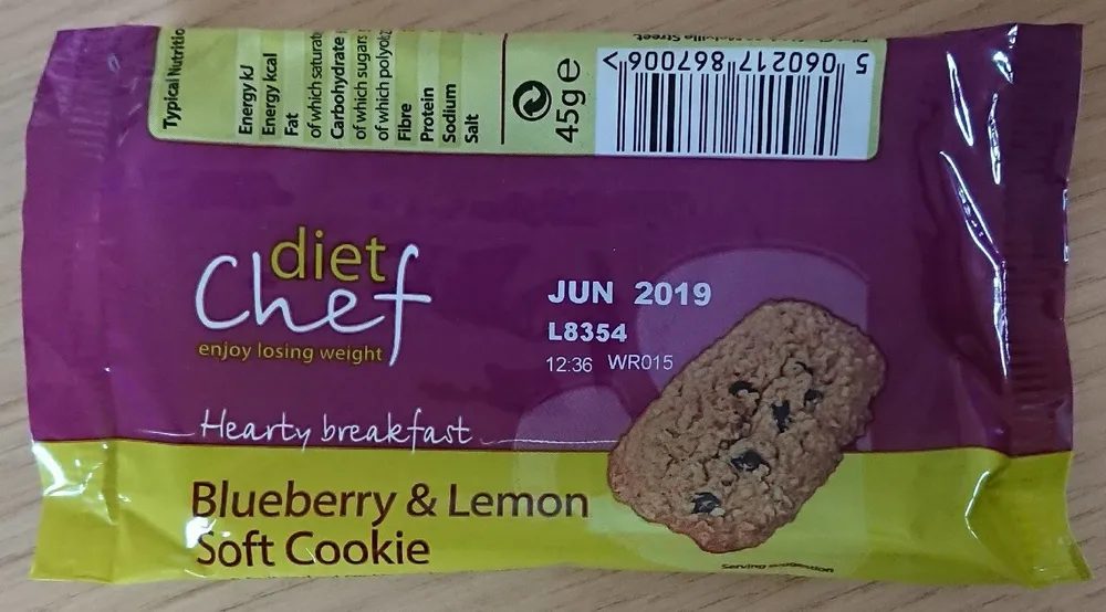 Soft cookie aux mirtilles et citron
