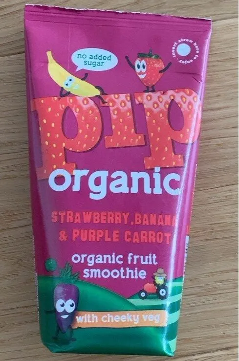 Straberry,banana&purple carrot smoothie