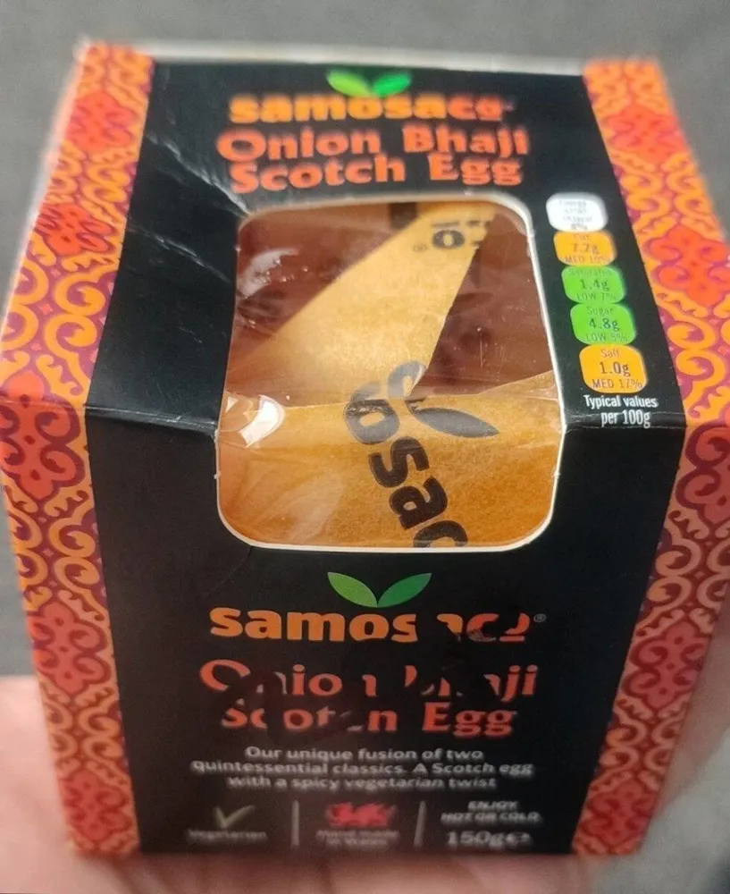 Onion bhaji scotch egg