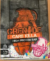 Barres protéinées "birthday cake"