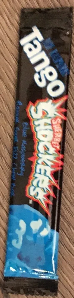Yango BLUE RASPBERRY SHOCKER SOUR FIZZ CHEW BAR