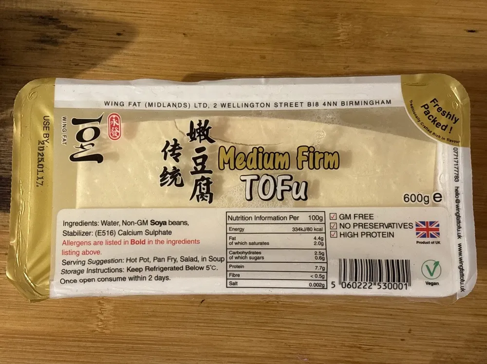 Medium Firm Tofu