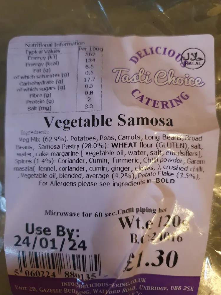 Vegetable Samosa