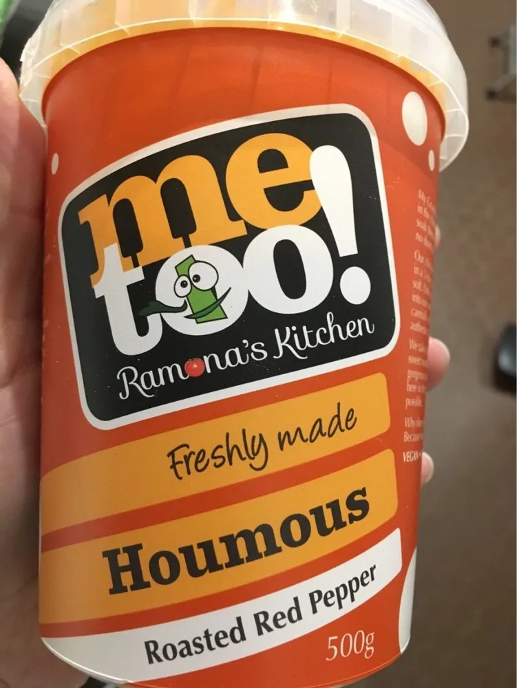 Me Too! Roasted Red Pepper Houmous