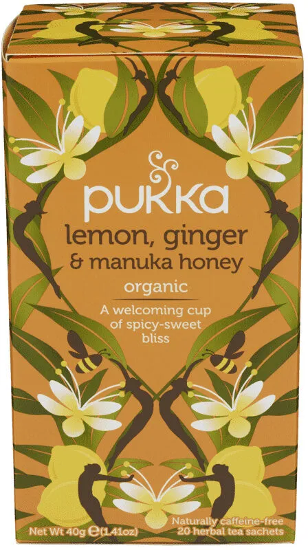 Lemon, Ginger & Manuka Honey Organic