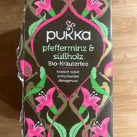 Pukka pfefferminz & süßholz tee