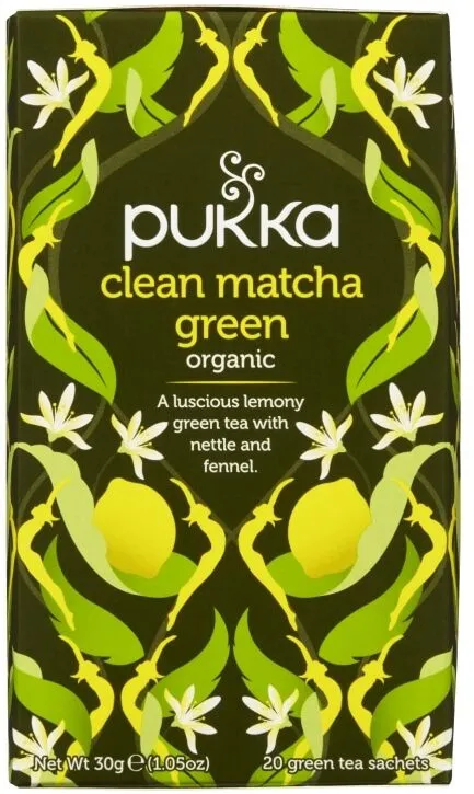 Organic Clean Matcha Green Green Tea Sachets