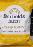 Cheese & onion handcooked potato crisps