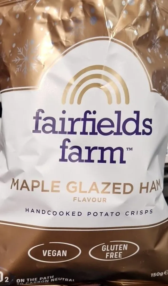 Maple glazed ham handcooked potato crisps