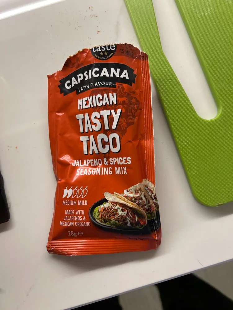 Mexican tasty taco mix