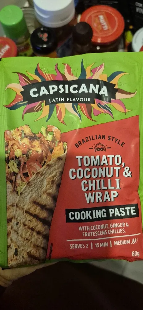 Tomato, Coconut & Chilli Wrap Cooking Paste